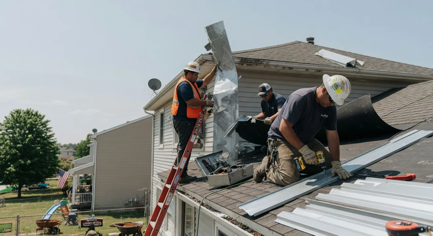 Storm Damage Metal Roof Repair in Hot Springs, MT